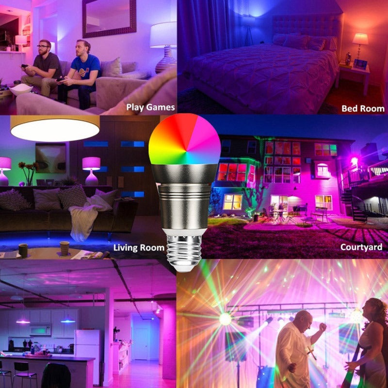 Multi Colour Changing RGB Bulb